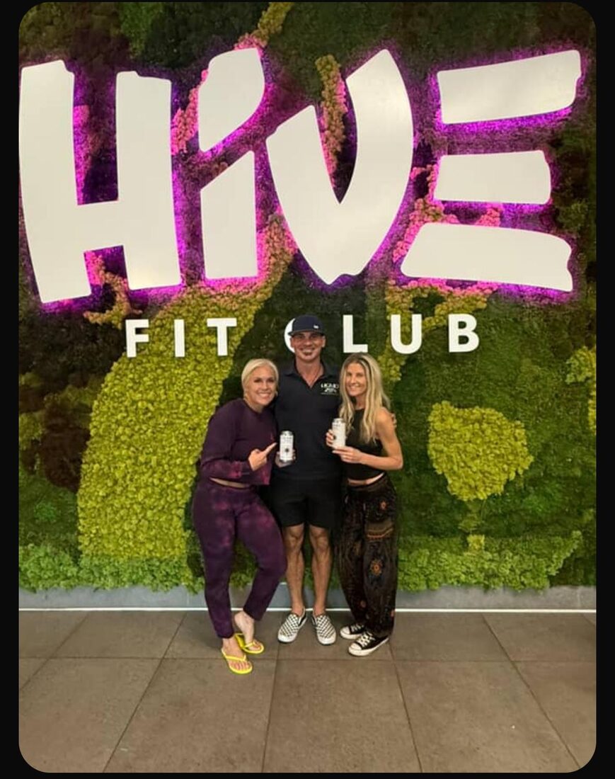 Cory and Chrisy in the wellness community