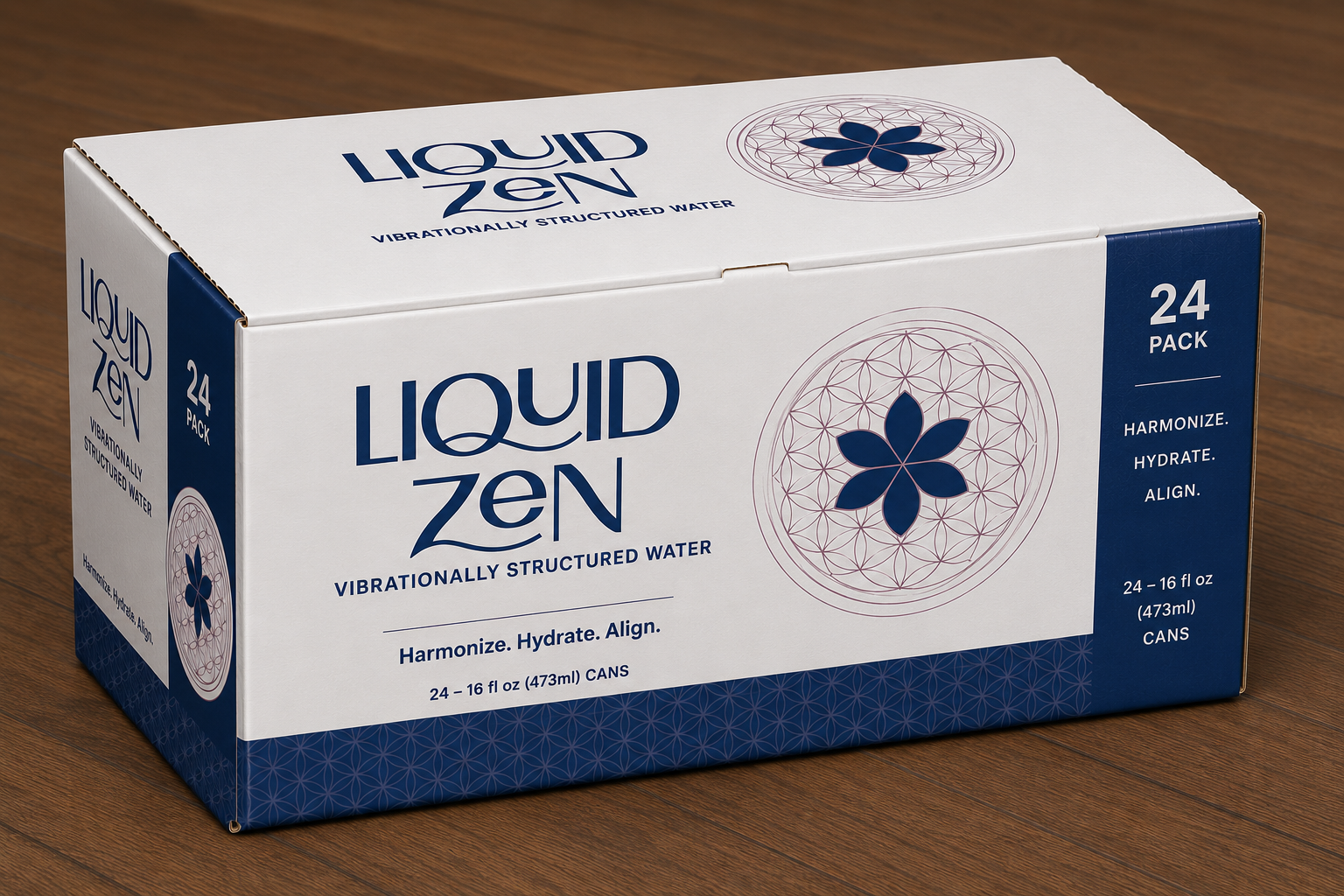 Liquid Zen 24-Pack - 528 Hz Spring Water in Cans – Liquid Zen Water