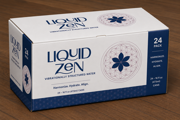 Liquid Zen 24-Pack - 528 Hz Spring Water in Cans – Liquid Zen Water
