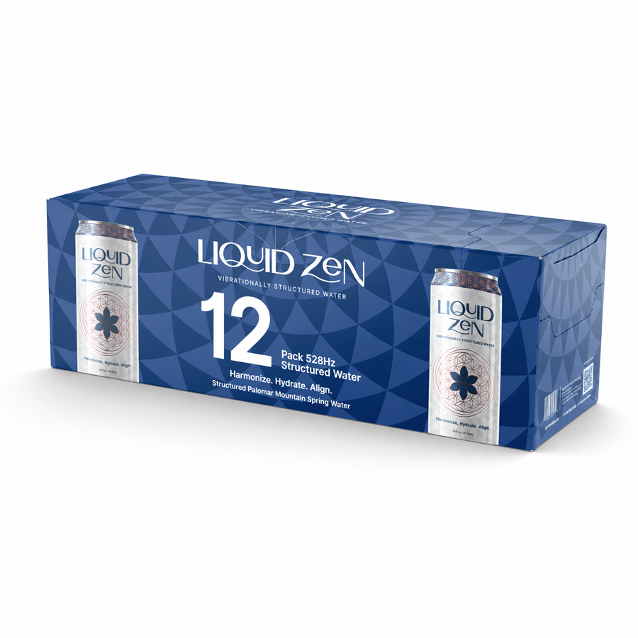 Liquid Zen 12-Pack - 528 Hz Spring Water in Cans – Liquid Zen Water
