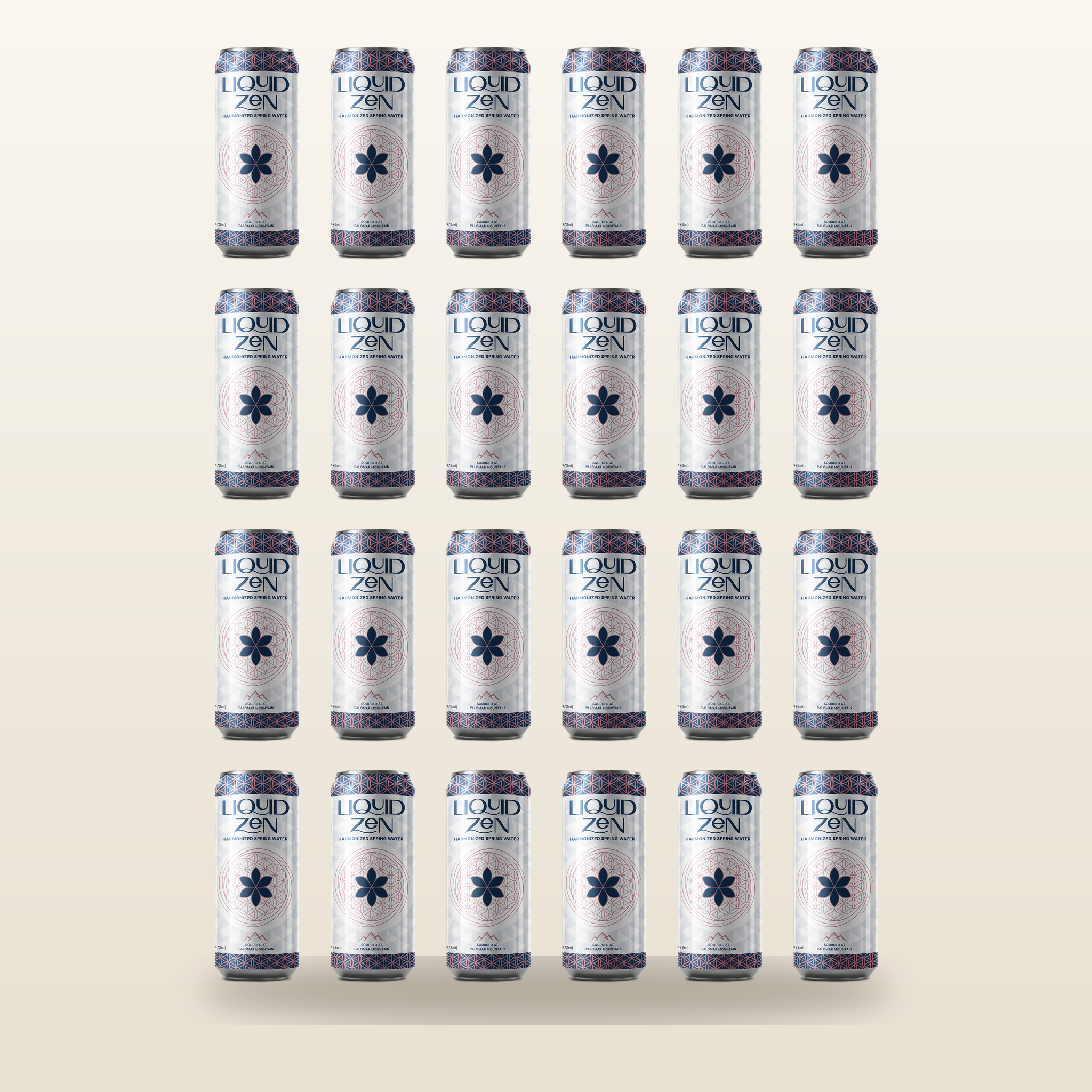 Liquid Zen 24-Pack - 528 Hz Spring Water in Cans – Liquid Zen Water