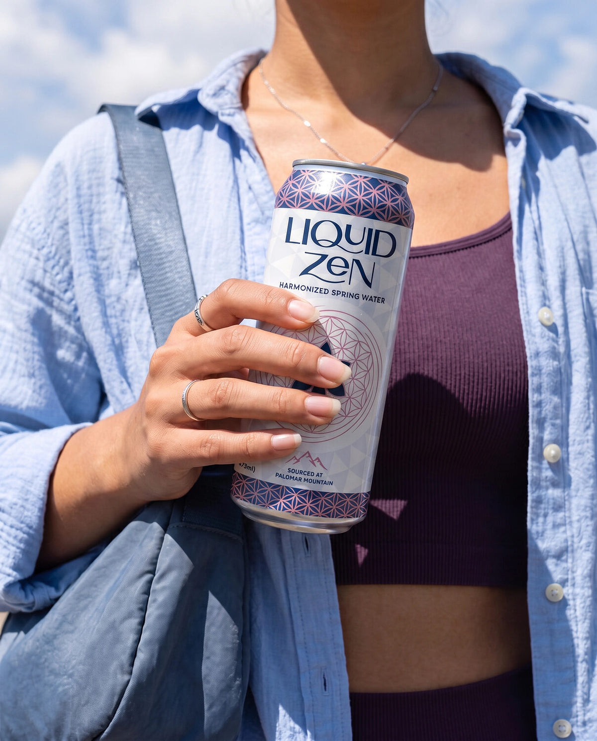 A moment of golden-hour hydration with Liquid Zen